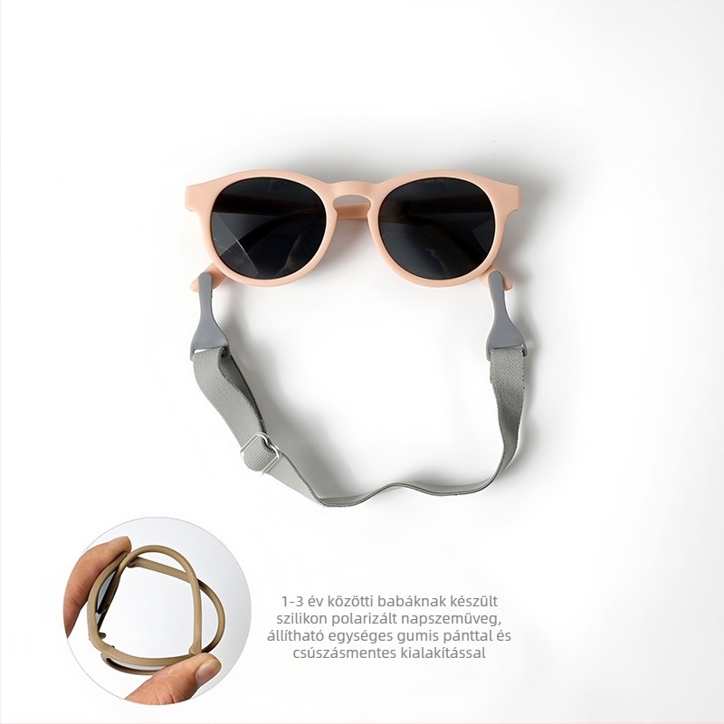 Csecsemő polarizált napszemüveg, UV400, teljes keret, TAC lencsék, ovális forma