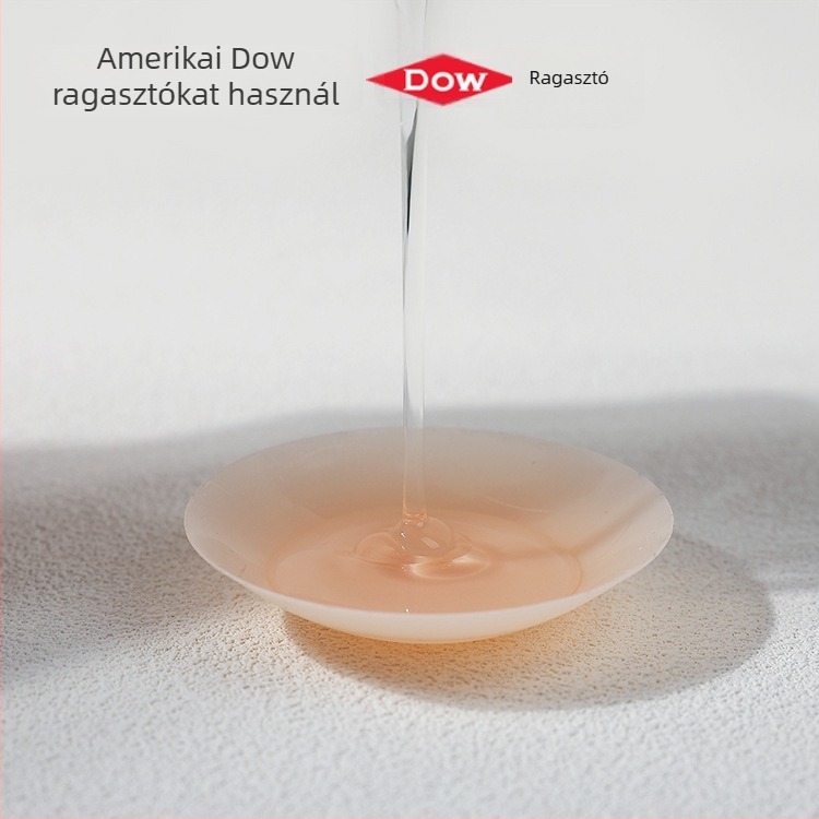 Szilikon mellbimbófedők - ultra vékony, kör alakú, láthatatlan, lélegző, fényes, újra használható