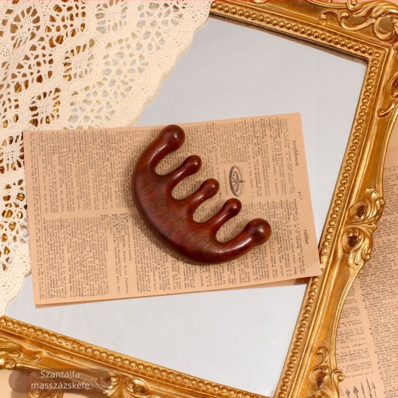 Szemmaszk ajándékkészlet szimulált selyemből és ötfogú fésűvel, táskában csomagolva, CX márka, esküvői ajándék