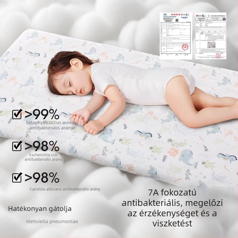 Belleptide Baba gumis lepedő, 100% pamutból, vízálló matracvédő és patchwork ágyneműhuzat
