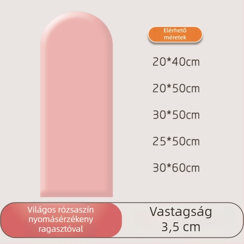 PU bőrrel bevont puha falpanel ütésvédővel, hálószobába és óvodába