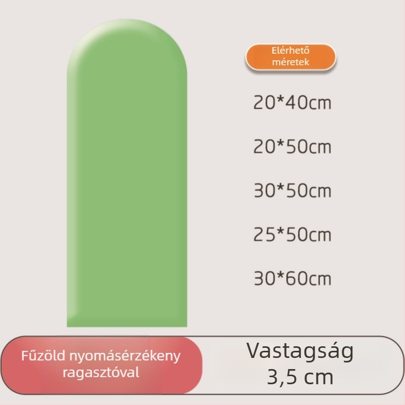 PU bőrrel bevont puha falpanel ütésvédővel, hálószobába és óvodába