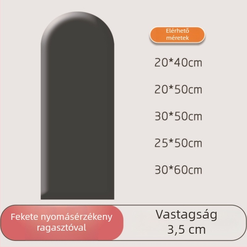 PU bőrrel bevont puha falpanel ütésvédővel, hálószobába és óvodába