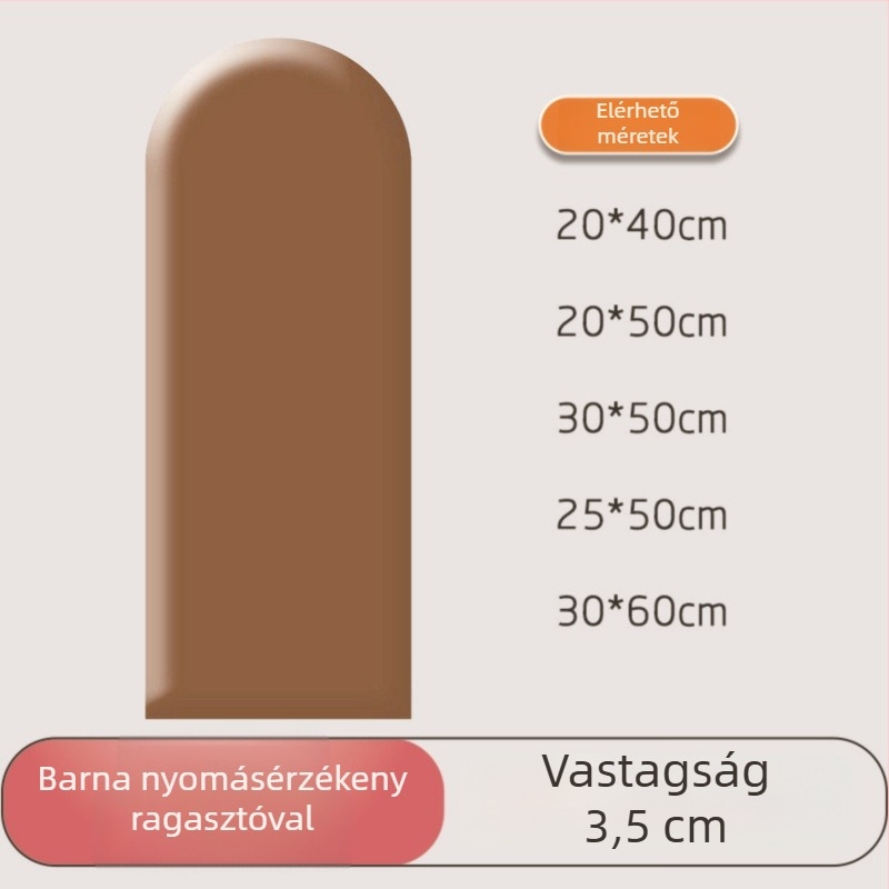 PU bőrrel bevont puha falpanel ütésvédővel, hálószobába és óvodába