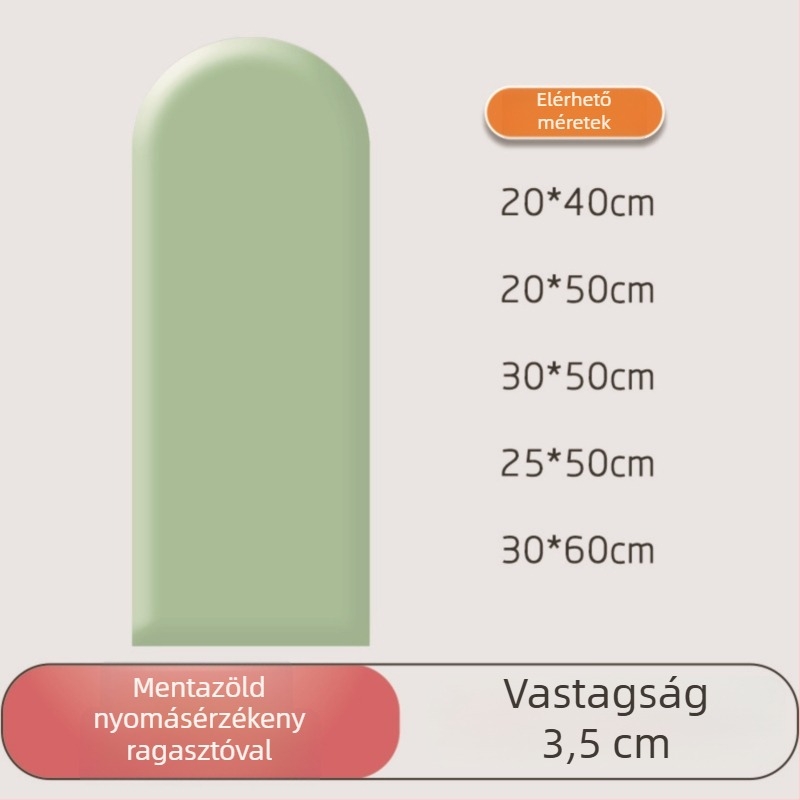PU bőrrel bevont puha falpanel ütésvédővel, hálószobába és óvodába