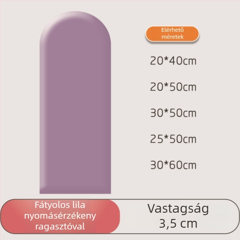 PU bőrrel bevont puha falpanel ütésvédővel, hálószobába és óvodába