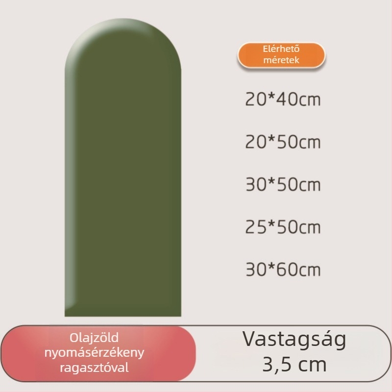 PU bőrrel bevont puha falpanel ütésvédővel, hálószobába és óvodába