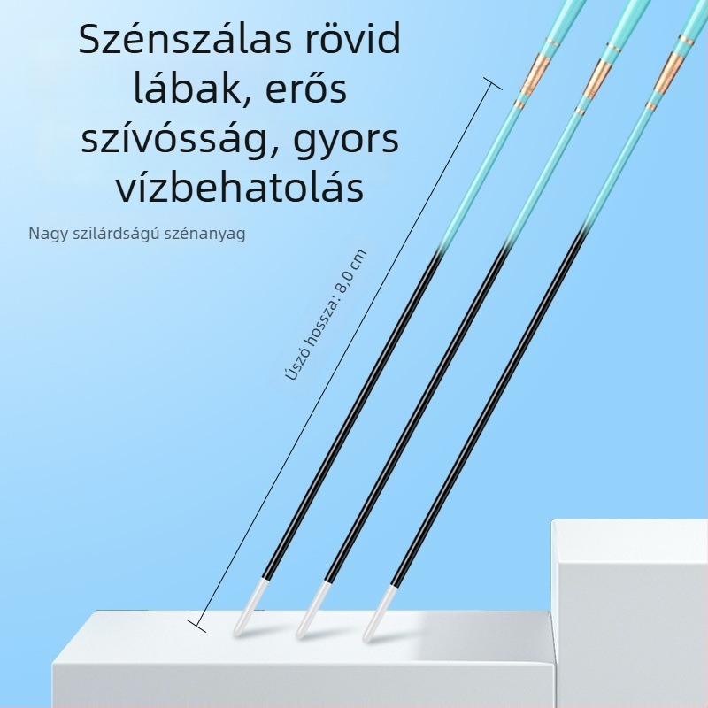 Tilápia horgász úszó színváltó fényével, rövid lábú, karcsú testű, elektronikus úszó nappali és éjszakai használatra