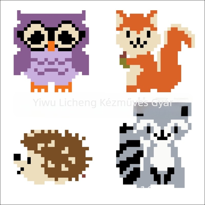 Kezdő keresztszemes készlet – DIY, 11CT vászon, virágok és levelek minta