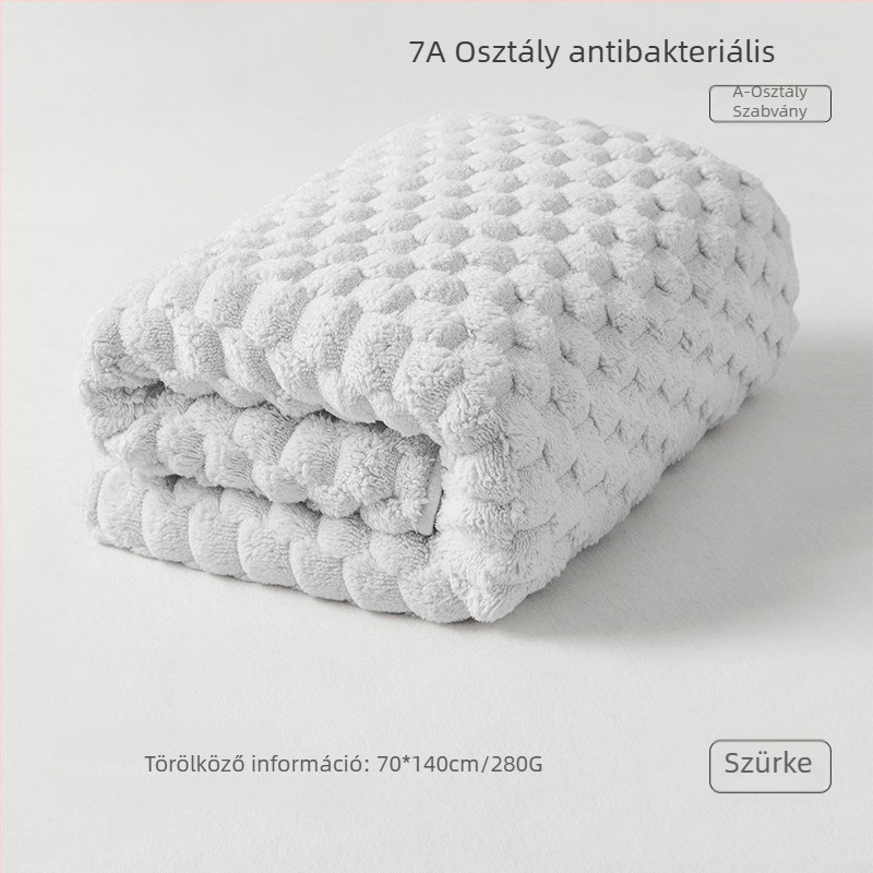 Háromdarabos törölközőkészlet egyetemi kollégium számára, 100% más anyag, 150D szál, jacquard szövés, minden törölköző kevesebb mint 100 g.
