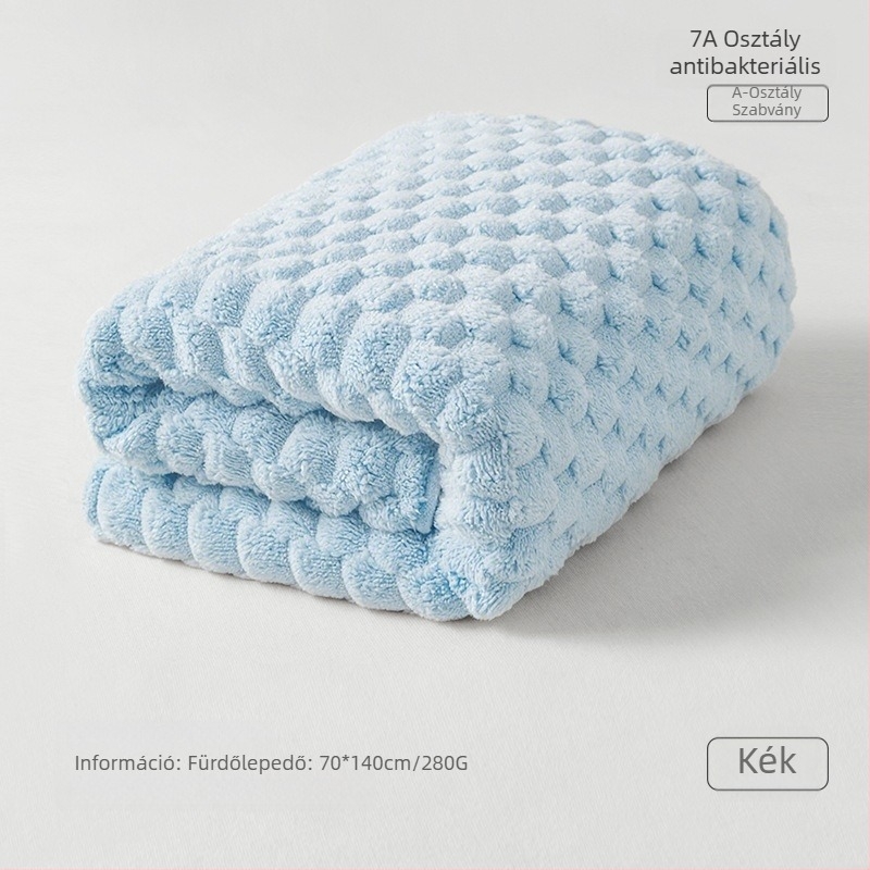 Háromdarabos törölközőkészlet egyetemi kollégium számára, 100% más anyag, 150D szál, jacquard szövés, minden törölköző kevesebb mint 100 g.