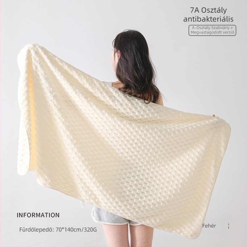 Háromdarabos törölközőkészlet egyetemi kollégium számára, 100% más anyag, 150D szál, jacquard szövés, minden törölköző kevesebb mint 100 g.