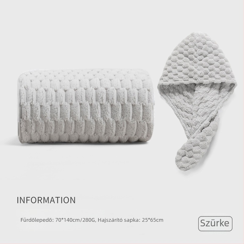 Háromdarabos törölközőkészlet egyetemi kollégium számára, 100% más anyag, 150D szál, jacquard szövés, minden törölköző kevesebb mint 100 g.