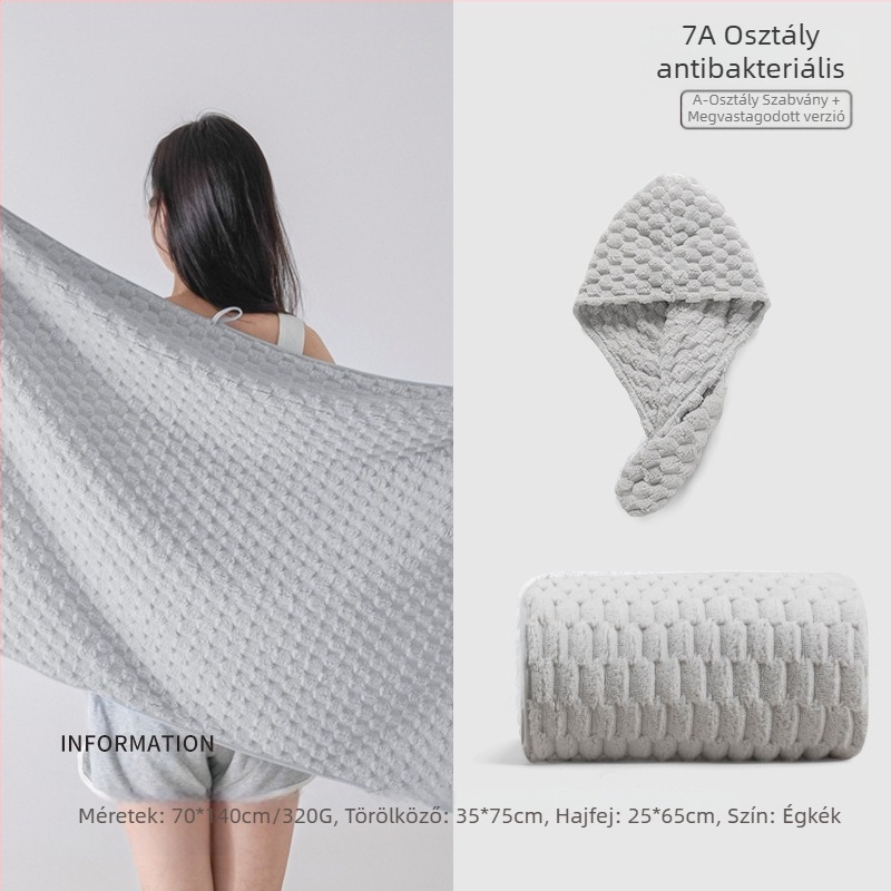 Háromdarabos törölközőkészlet egyetemi kollégium számára, 100% más anyag, 150D szál, jacquard szövés, minden törölköző kevesebb mint 100 g.