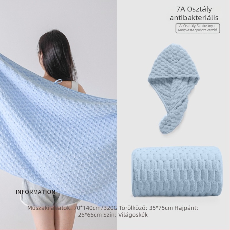 Háromdarabos törölközőkészlet egyetemi kollégium számára, 100% más anyag, 150D szál, jacquard szövés, minden törölköző kevesebb mint 100 g.