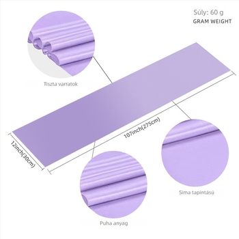 Szaténhatású asztalterítő futó | Poliészter anyag 95% / 5% más rostok | Egyszínű minta | Testreszabási lehetőség