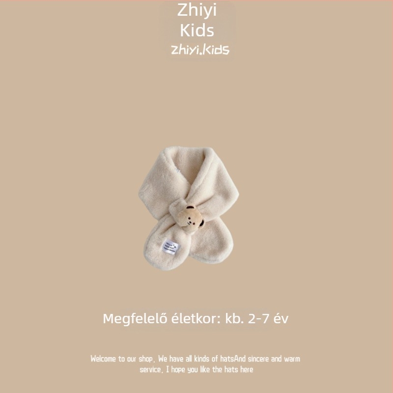 Uniszex gyapjú sapka fülvédővel babáknak és 1–4 éves gyerekeknek, koreai stílusú aranyos kötött sapka, téli meleg