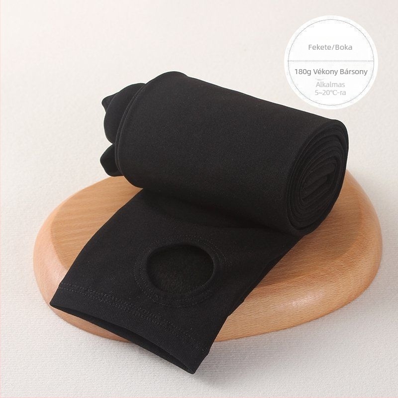 Plusz méretű nude színű leggings fleece béléssel, tavasz–őszre és külső viseletre télen