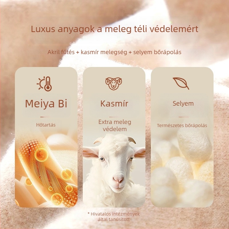 Kasmír-selyem termoszvet mellény mellpárnákkal, fleece-béléssel, női, fűtött alapszövet