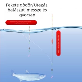 Eagle Eye horgász úszó — függőleges sodrás, nanométeres anyag, világító