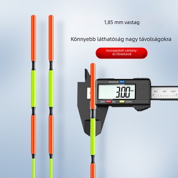 Eagle Eye horgász úszó — függőleges sodrás, nanométeres anyag, világító