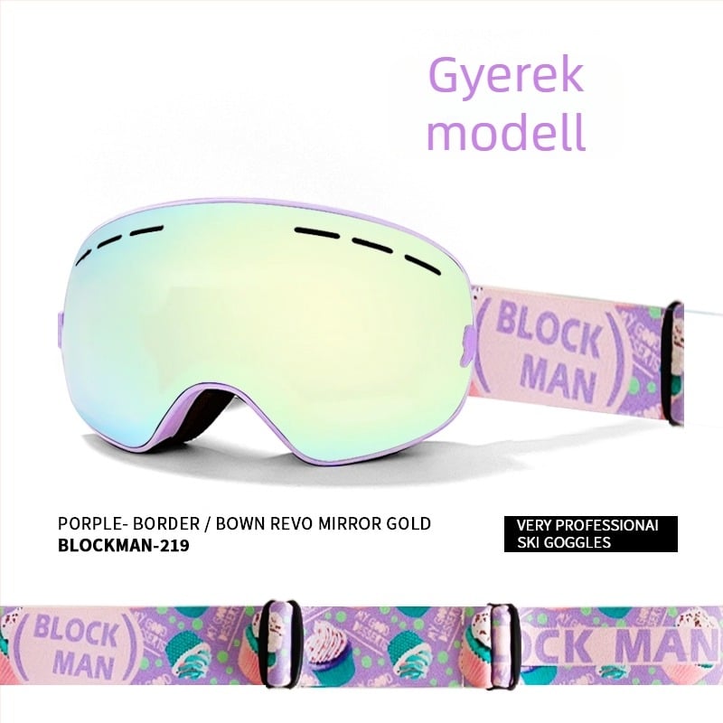 Síszemüveg - egyrétegű kialakítás, anyag: selyem virág, gyermekeknek