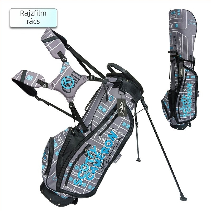 Synchronize golf táska – nylonból, vízálló, bracket dizájn, testreszabható