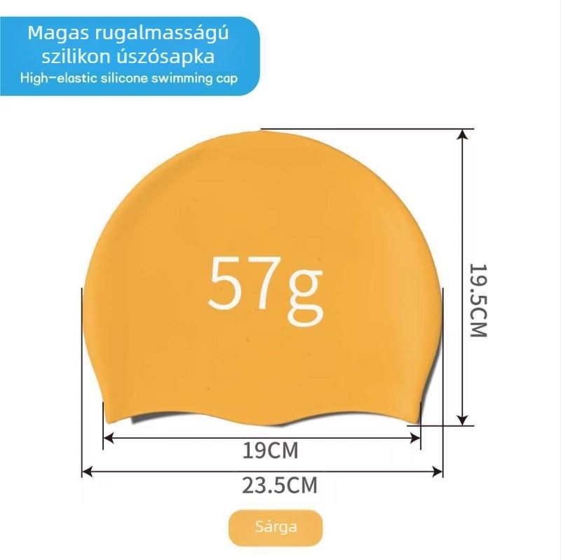 Gyerekeknek szilikon úszósapka nyomott mintával