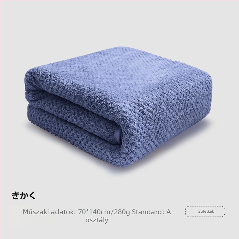 Koral velúr fürdőtörölköző felnőtteknek — poliészter rost, 150d jacquard, jacquard szövés