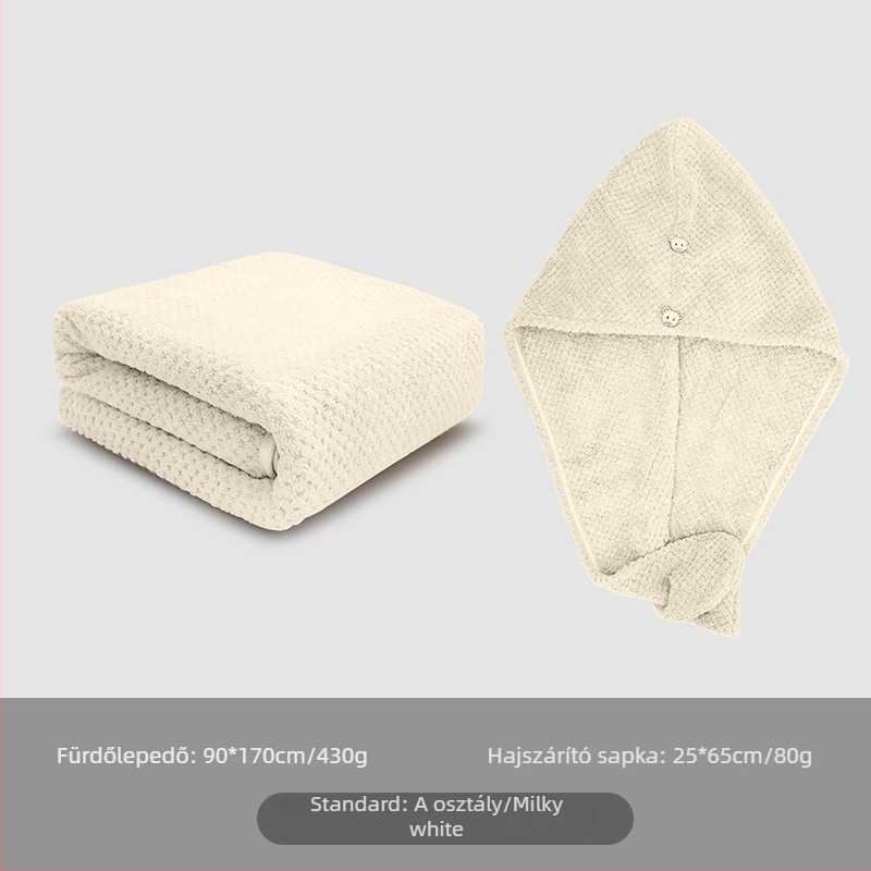 Koral velúr fürdőtörölköző felnőtteknek — poliészter rost, 150d jacquard, jacquard szövés