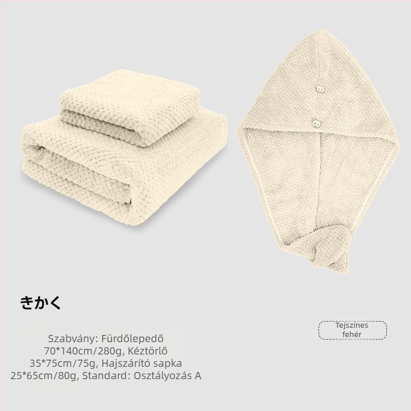 Koral velúr fürdőtörölköző felnőtteknek — poliészter rost, 150d jacquard, jacquard szövés