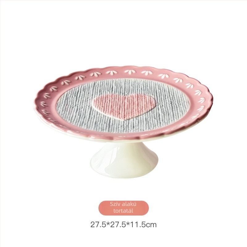 Porcelán lapos tál, szabálytalan forma, modern letisztult stílusú edénykészlet