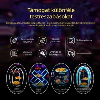 Akril gyümölcstál, egyszerű stílus (Nincs márka, Nincs import)
