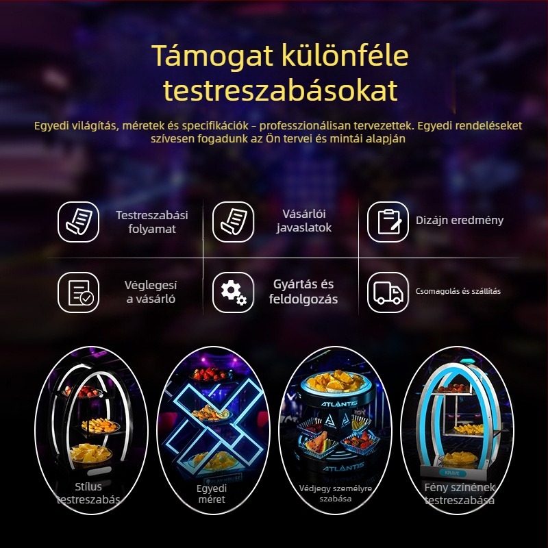 Akril gyümölcstál, egyszerű stílus (Nincs márka, Nincs import)