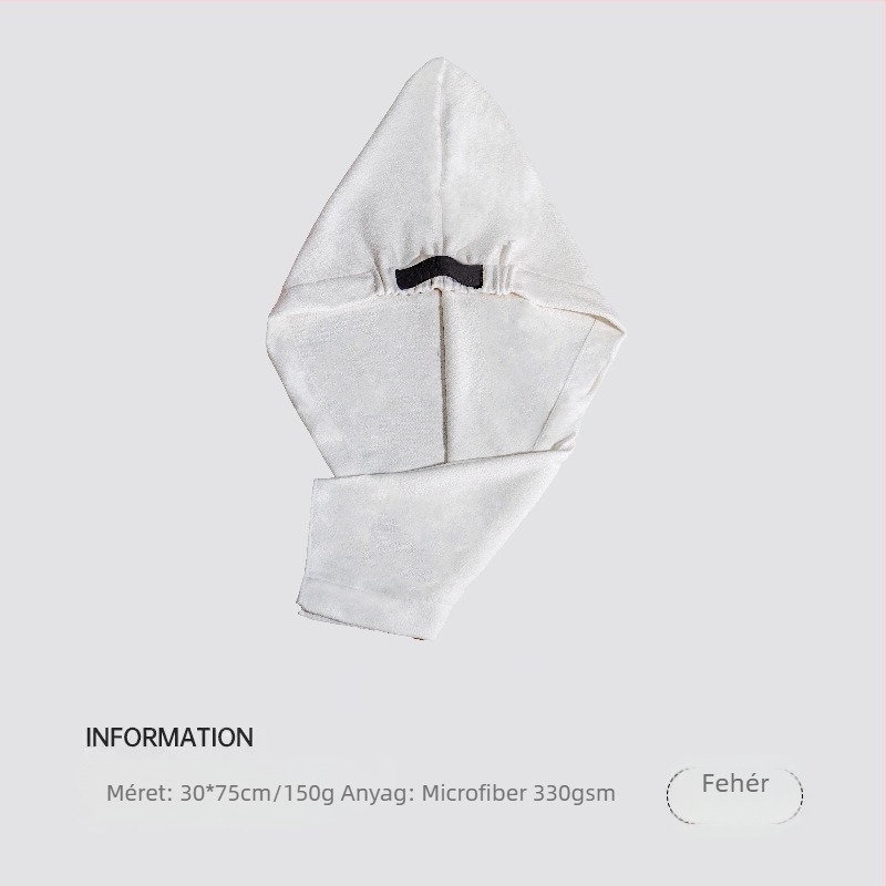 Mikroszálas hajszárító sapka jacquard wafelszövésével, 120–139 g