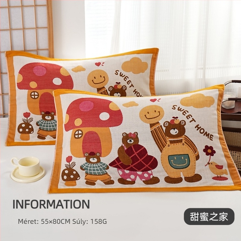 Párnahuzat, pamut, logó nyomtatás, testreszabható, magáncímke kész