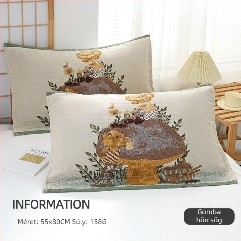 Párnahuzat, pamut, logó nyomtatás, testreszabható, magáncímke kész