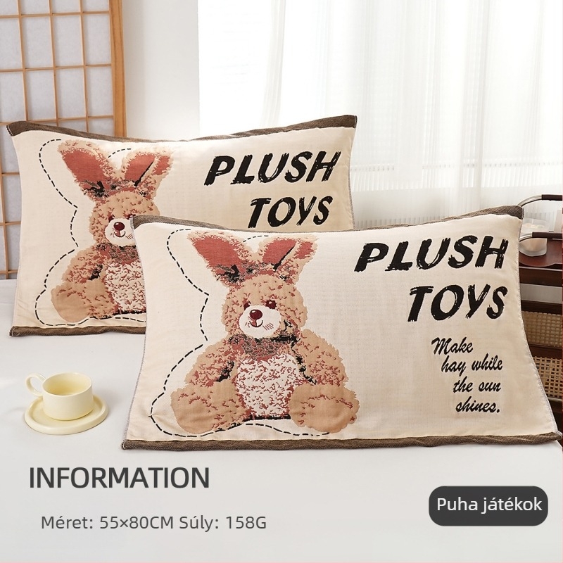 Párnahuzat, pamut, logó nyomtatás, testreszabható, magáncímke kész