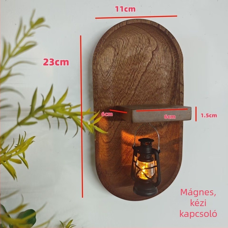 Fából készült falidísz fürdőszobára – dekoráció, függő váza, friss stílus