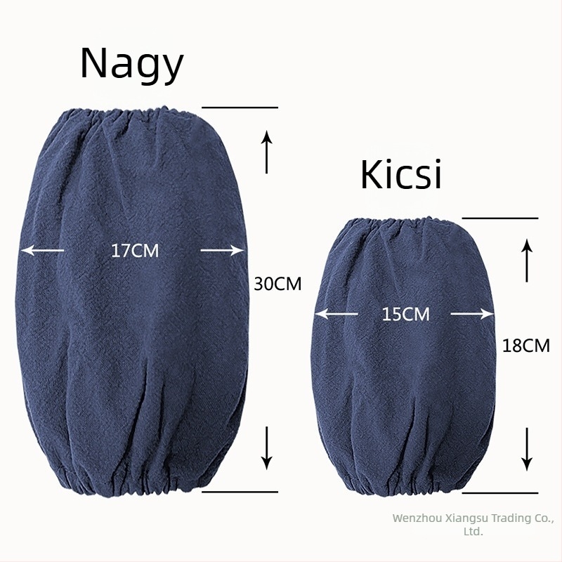 Gyerekeknek szóló festő ujjvédők, tiszta pamut, vízálló vászon, lélegző, egyszínű, logóval nyomtatva