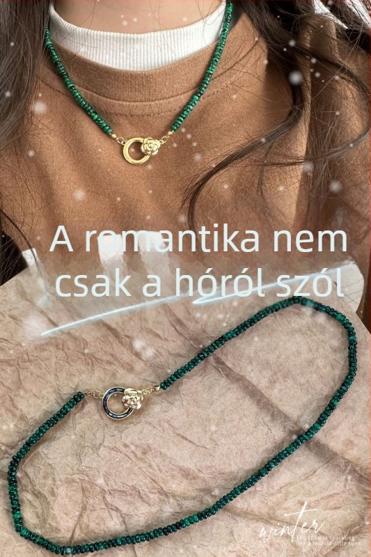 Természetes kristályból és félkőből készült nyaklánc, csiszolt felülettel, geometriai forma, vízhullám-stílusú lánc, medál mesterséges kristály