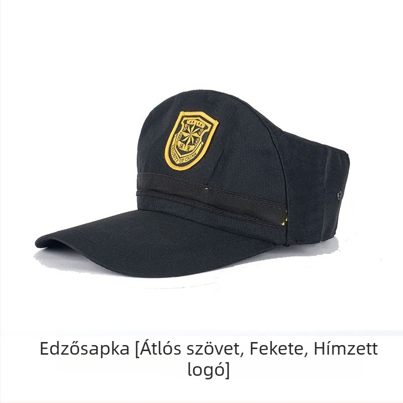 Biztonsági kupolás sapka – uniszex, gyapjú/filc anyag, twill szövés, egyszínű, hímzett