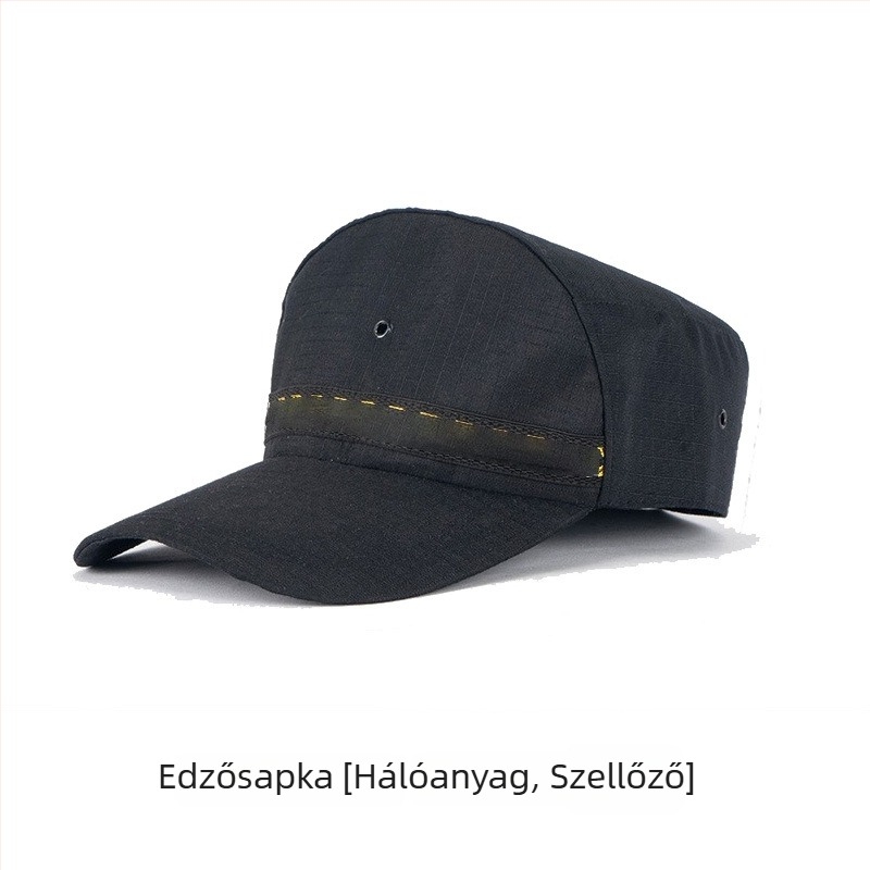 Biztonsági kupolás sapka – uniszex, gyapjú/filc anyag, twill szövés, egyszínű, hímzett