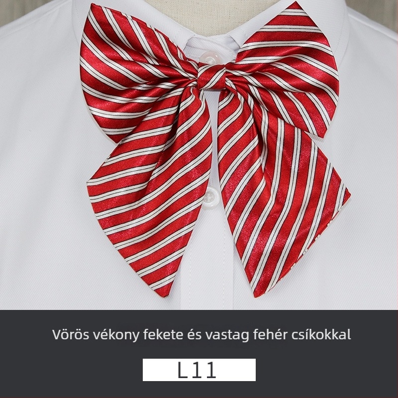 Női gallér virágos csokornyakkendő, poliészter, koreai stílus, masni alakú, nyomtatott