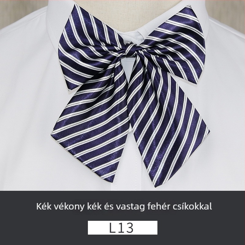 Női gallér virágos csokornyakkendő, poliészter, koreai stílus, masni alakú, nyomtatott