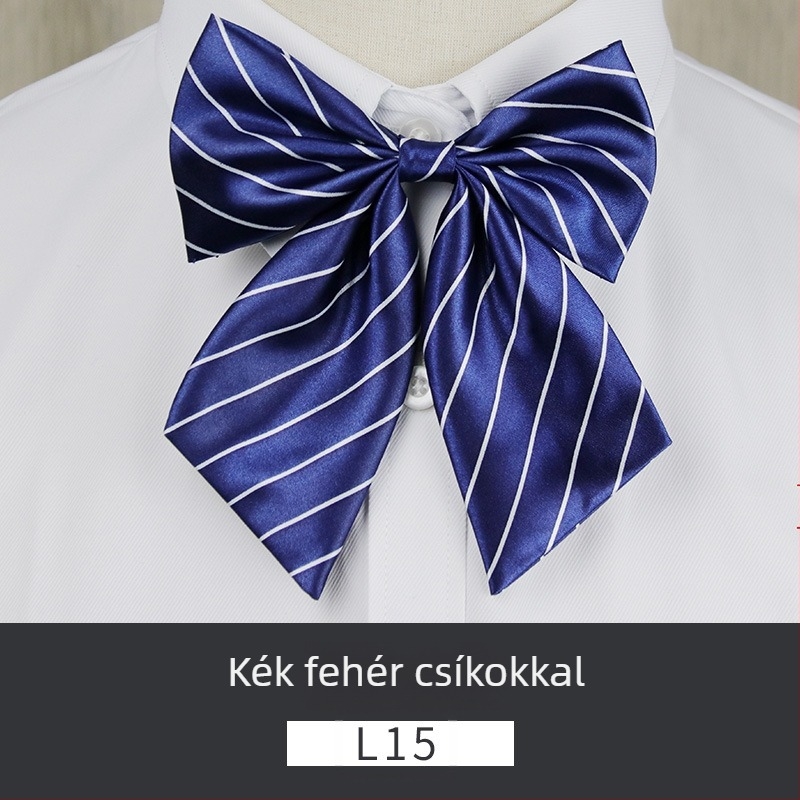 Női gallér virágos csokornyakkendő, poliészter, koreai stílus, masni alakú, nyomtatott