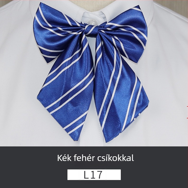 Női gallér virágos csokornyakkendő, poliészter, koreai stílus, masni alakú, nyomtatott