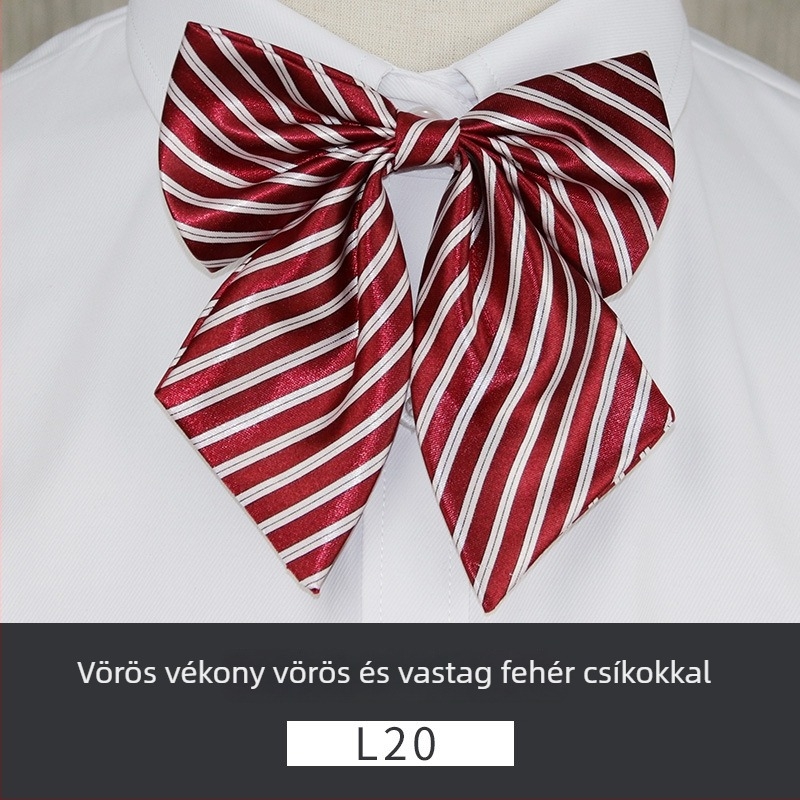 Női gallér virágos csokornyakkendő, poliészter, koreai stílus, masni alakú, nyomtatott