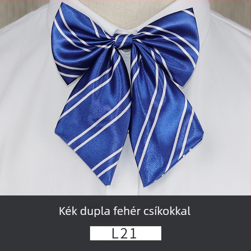 Női gallér virágos csokornyakkendő, poliészter, koreai stílus, masni alakú, nyomtatott