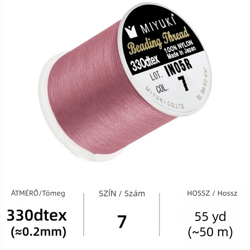 Gyöngyfonal, nylon fonat DIY ékszerkészítéshez